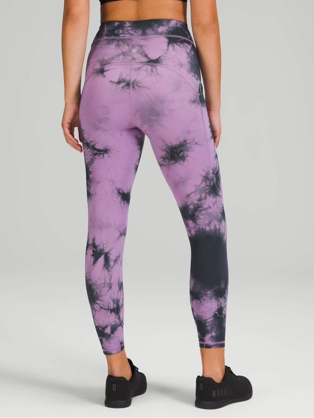 Lululemon Power Thru High-Rise Tight Wisteria Purple Tie-Dye Leggings